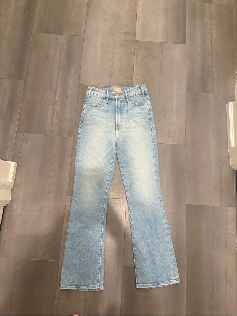 MOTHER Light Blue Flare Jeans